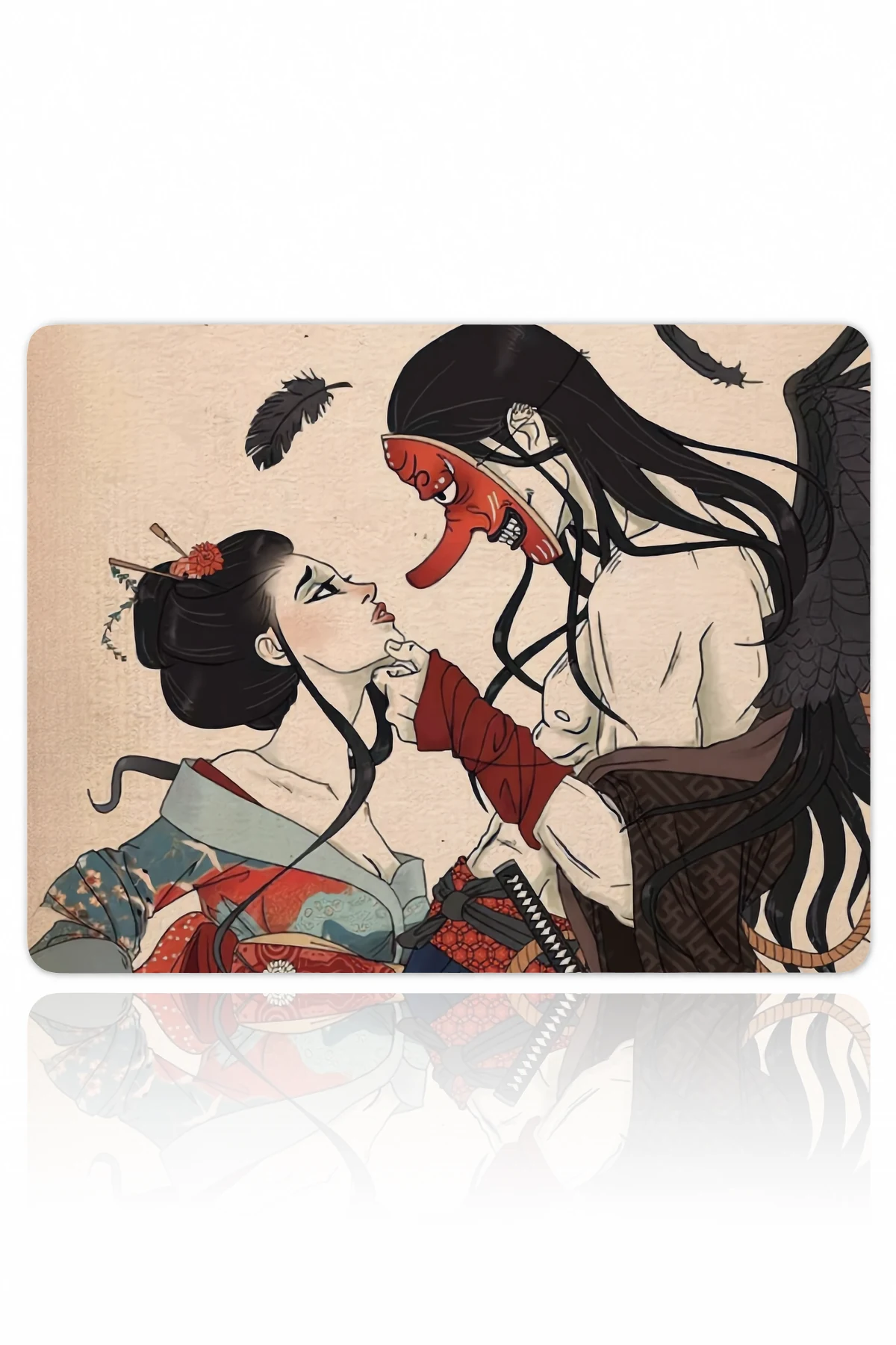Tengu Courtship Gaming Mousepad