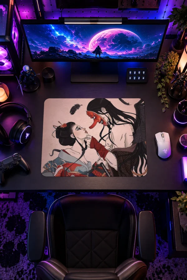 Tengu Courtship Gaming Mousepad