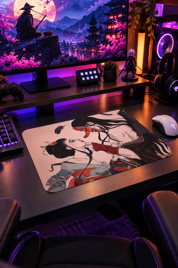 Tengu Courtship Gaming Mousepad