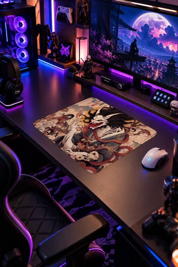Serpent Yokai Gaming Mousepad