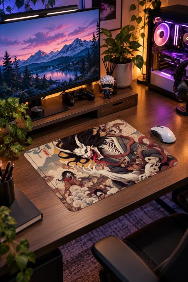 Serpent Yokai Gaming Mousepad