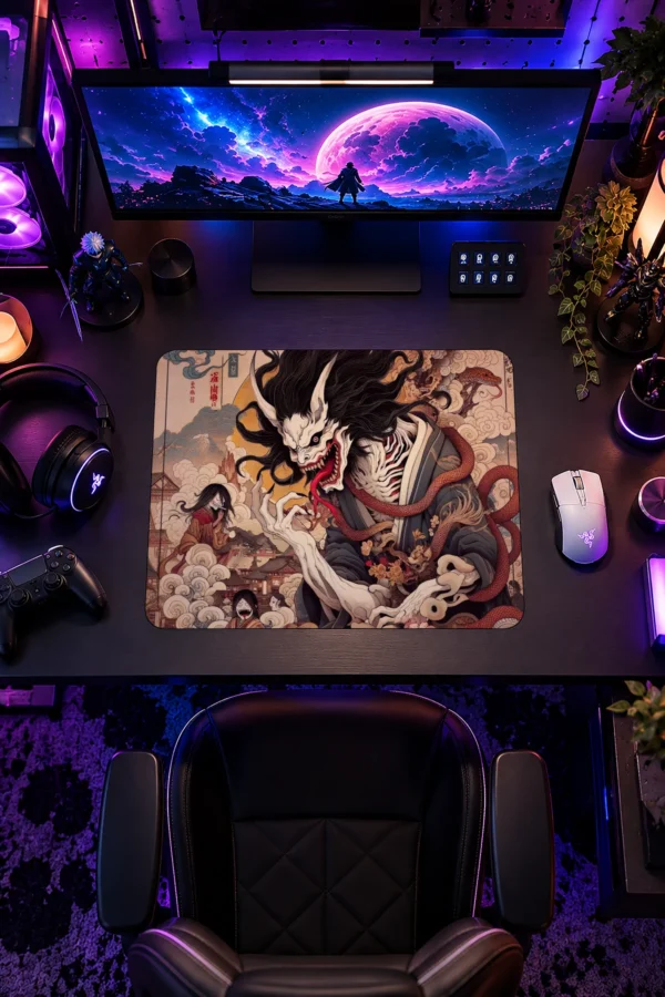 Serpent Yokai Gaming Mousepad