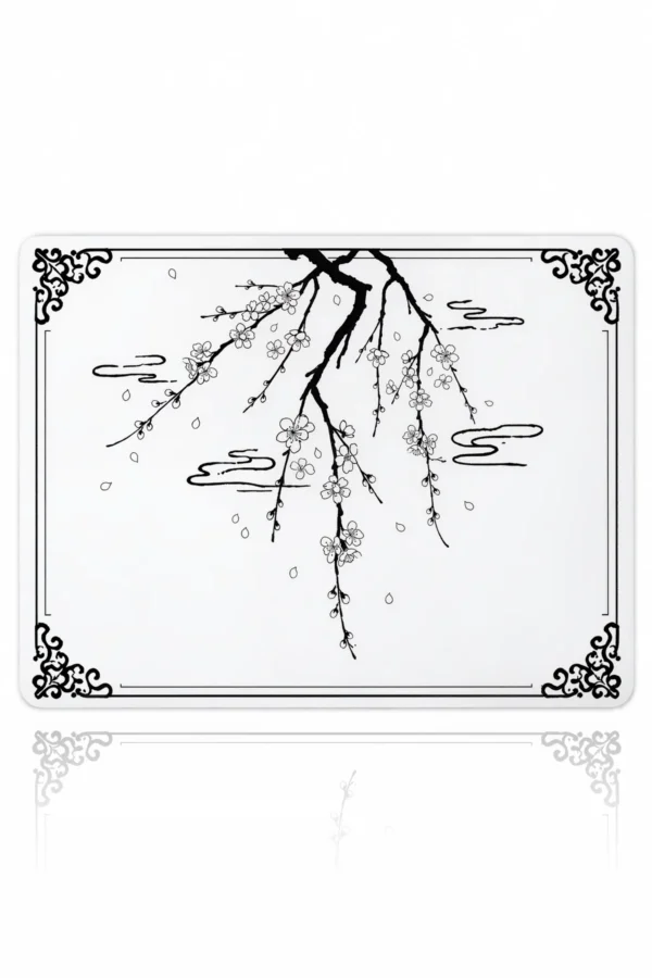 Blossom Sketch Gaming Mousepad