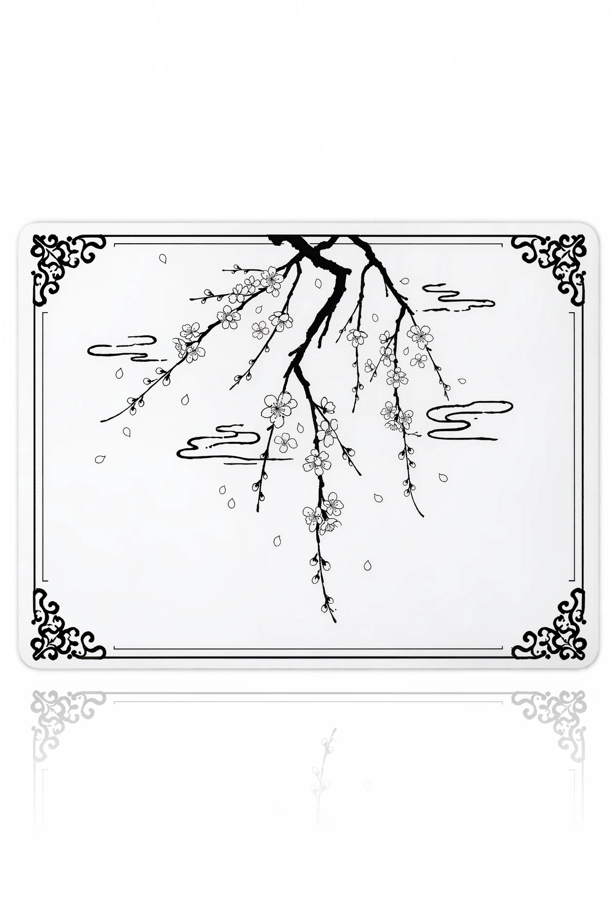 Blossom Sketch Gaming Mousepad