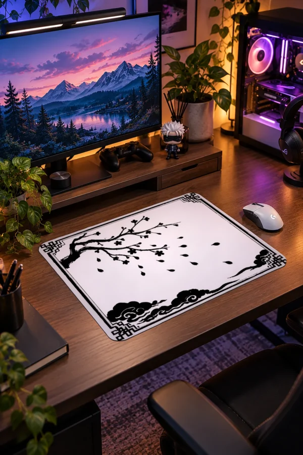 Petalfall Shadow Gaming Mousepad