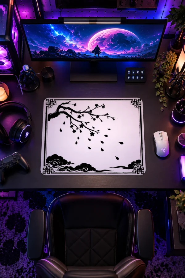 Petalfall Shadow Gaming Mousepad