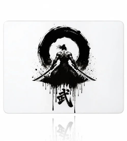 Brushstroke Warrior Gaming Mousepad Brushstroke Warrior Gaming Mousepad