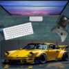 Araba Modelleri Golden Outlaw Drive Gaming Mousepad
