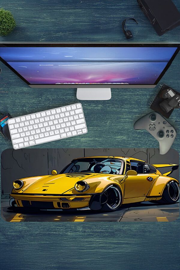 Araba Modelleri Golden Outlaw Drive Gaming Mousepad