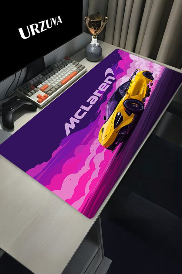 Araba Modelleri Turbo Neon Gaming Mousepad