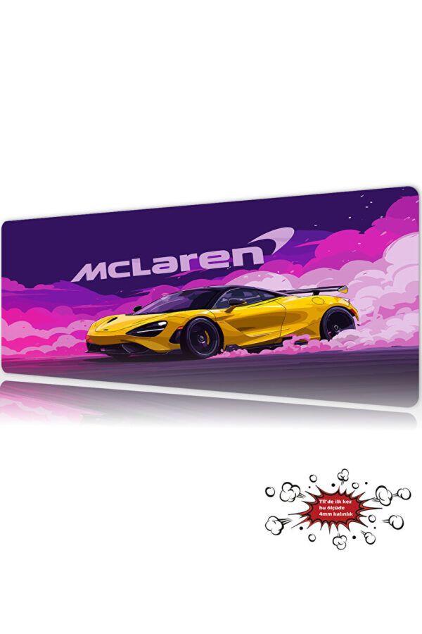 Araba Modelleri Turbo Neon Gaming Mousepad