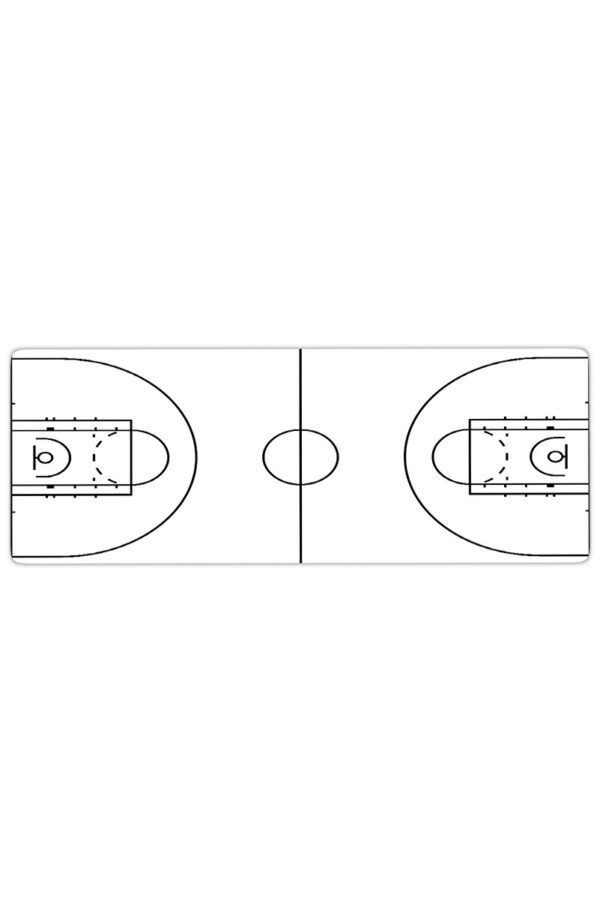 Basketbol Sahası Beyaz Gaming Mousepad