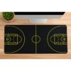 Basketbol Sahası Siyah Gaming Mousepad
