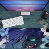 Blue Azure Wrath Gaming Mousepad Blue Azure Wrath Gaming Mousepad