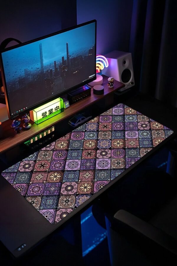 Boho Mosaic Gaming Mousepad