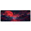 Crimson Moonrise Gaming Mousepad