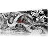 Ember Dragon Siyah Beyaz Gaming Mousepad