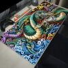 Ember Dragon Yeşil Gaming Mousepad
