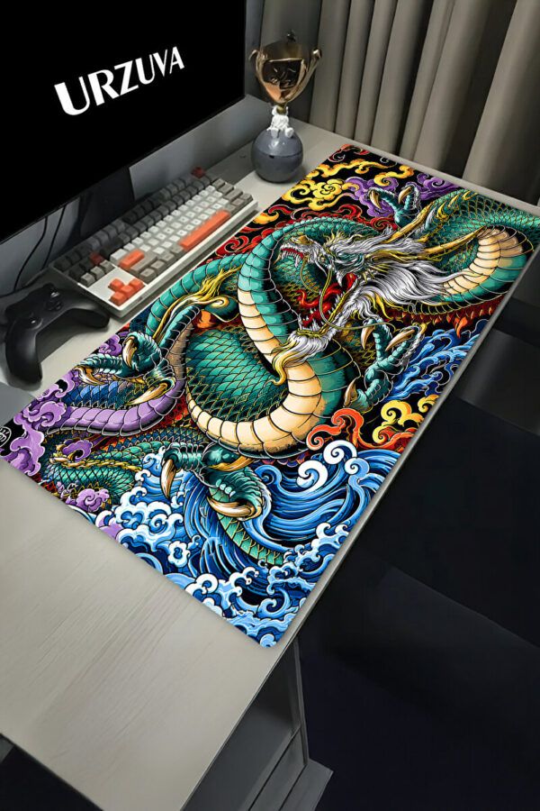 Ember Dragon Yeşil Gaming Mousepad