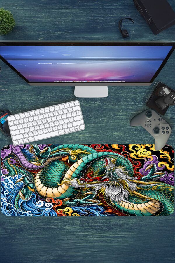 Ember Dragon Yeşil Gaming Mousepad