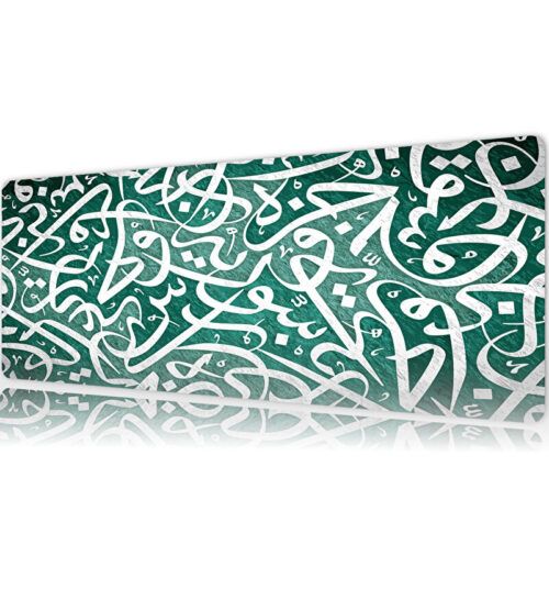 Emerald Script Gaming Mousepad
