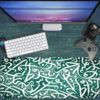 Emerald Script Gaming Mousepad Emerald Script Gaming Mousepad