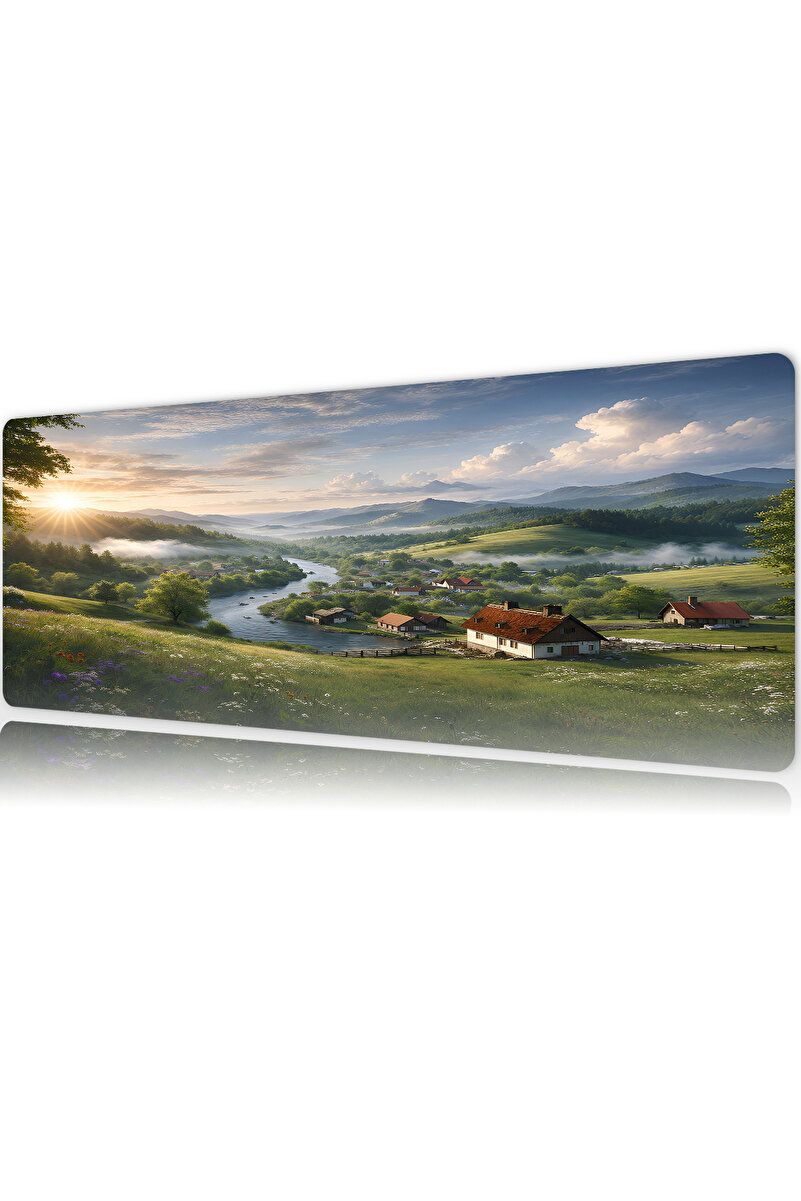Golden Valley Dawn Gaming Mousepad