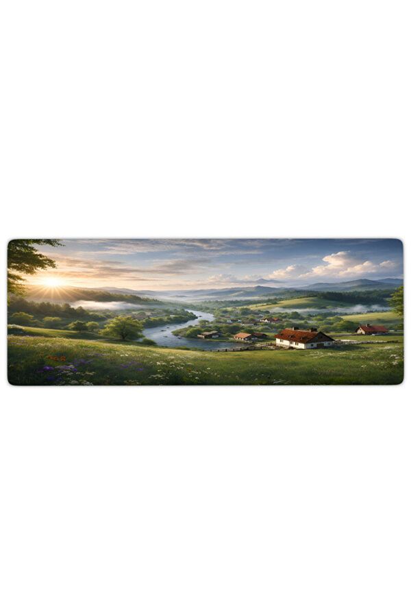 Golden Valley Dawn Gaming Mousepad