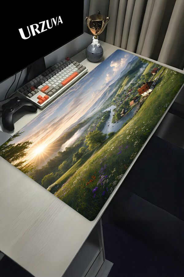 Golden Valley Dawn Gaming Mousepad
