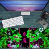 Hands Of The Oni Yeşil Gaming Mousepad Hands Of The Oni Yeşil Gaming Mousepad