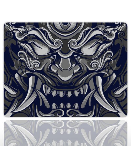 Infernal Oni Gri Mavi Gaming Mousepad