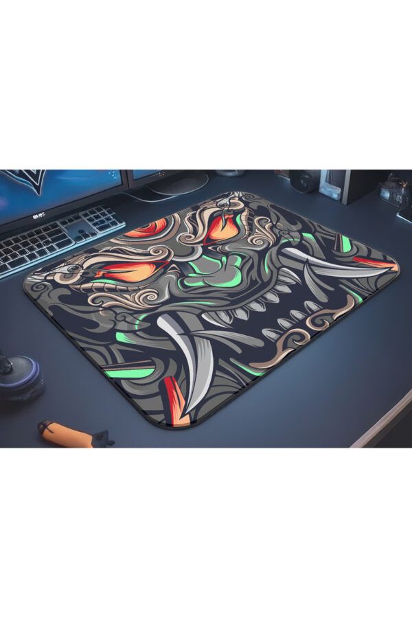Infernal Oni Gri Yeşil Fosfor Gaming Mousepad