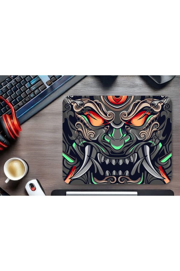 Infernal Oni Gri Yeşil Fosfor Gaming Mousepad
