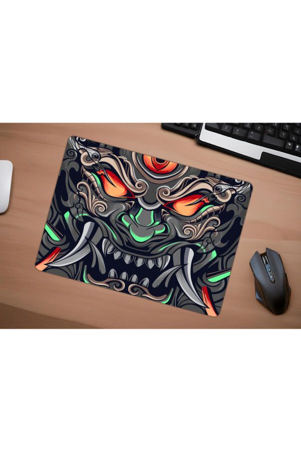 Infernal Oni Gri Yeşil Fosfor Gaming Mousepad