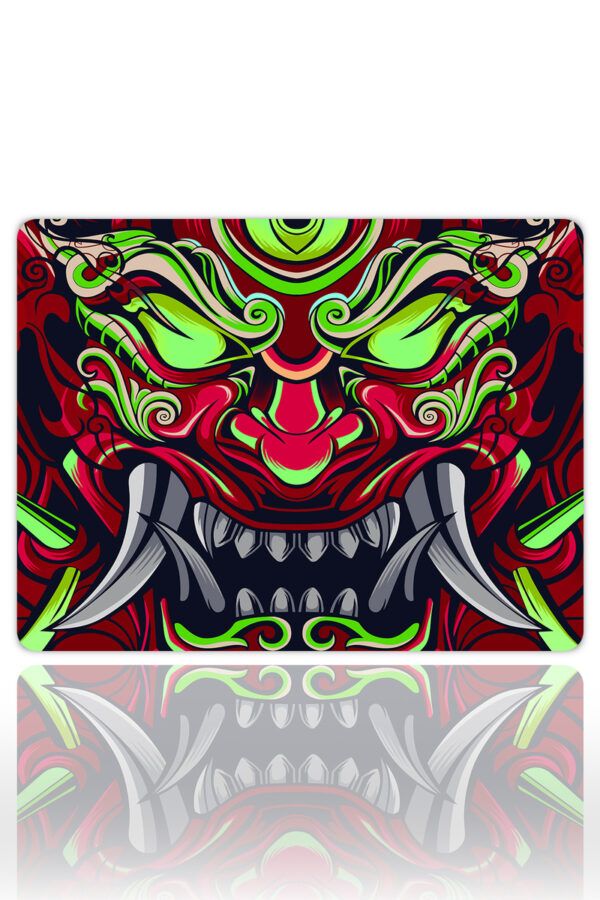Infernal Oni Kırmızı Yeşil Neon Gaming Mousepad Infernal Oni Kırmızı Yeşil Neon Gaming Mousepad