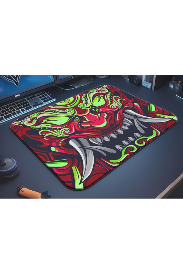 Infernal Oni Kırmızı Yeşil Neon Gaming Mousepad Infernal Oni Kırmızı Yeşil Neon Gaming Mousepad