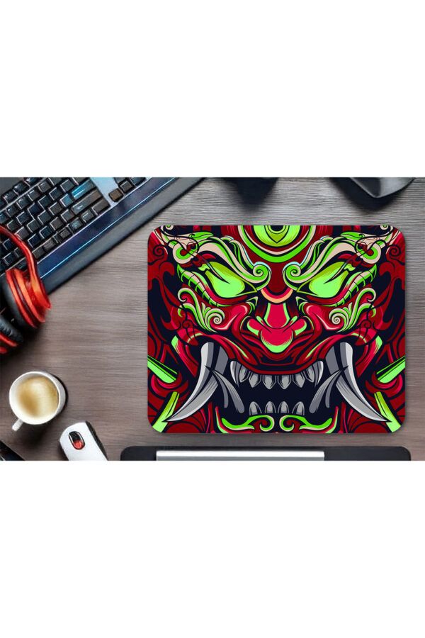 Infernal Oni Kırmızı Yeşil Neon Gaming Mousepad Infernal Oni Kırmızı Yeşil Neon Gaming Mousepad