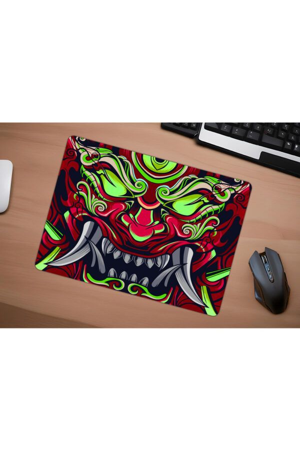 Infernal Oni Kırmızı Yeşil Neon Gaming Mousepad Infernal Oni Kırmızı Yeşil Neon Gaming Mousepad