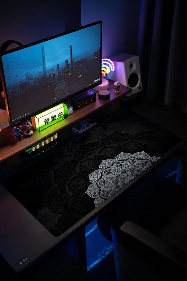 Midnight Mandala Gaming Mousepad