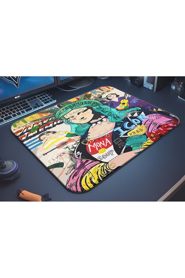 Mona Lisa Pop Gaming Mousepad Mona Lisa Pop Gaming Mousepad