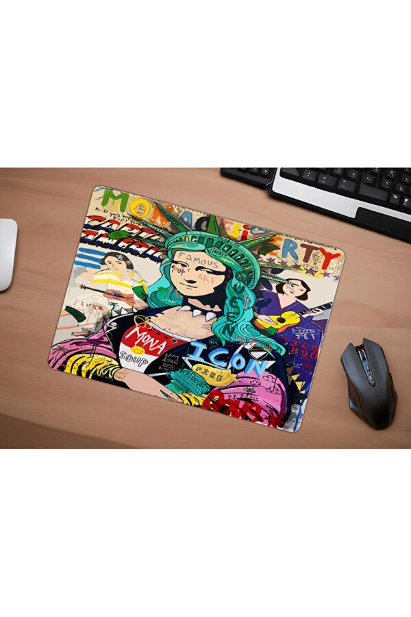 Mona Lisa Pop Gaming Mousepad Mona Lisa Pop Gaming Mousepad