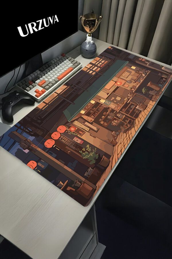 Neon Alley Gaming Mousepad