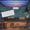 Neon Alley Gaming Mousepad