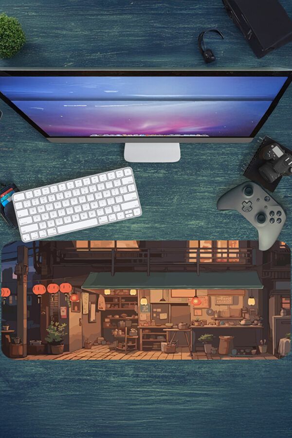 Neon Alley Gaming Mousepad