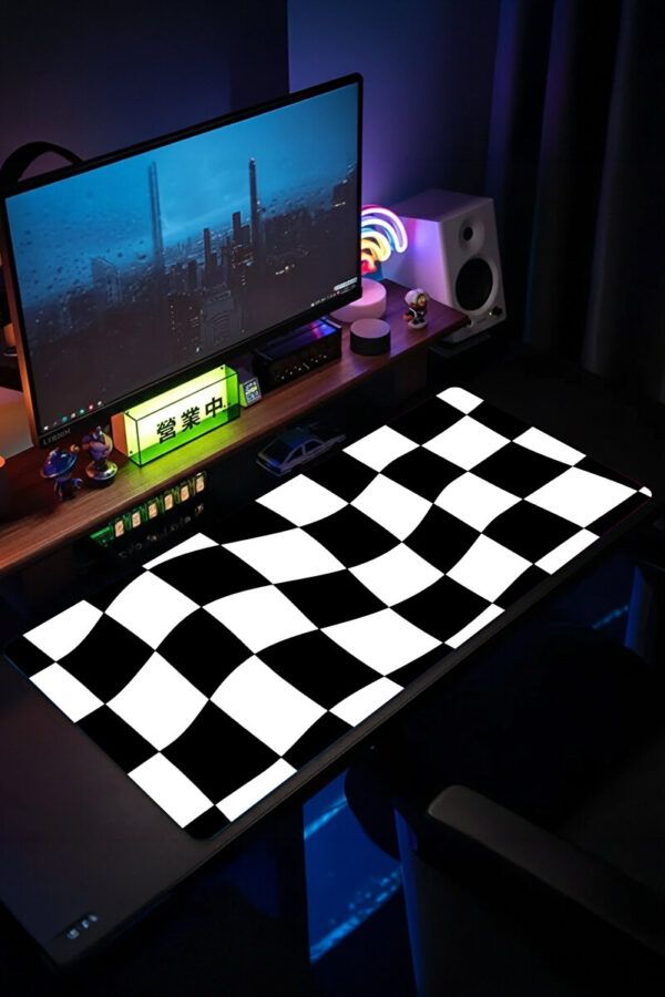 Racing Grid Gaming Mousepad