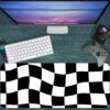 Racing Grid Gaming Mousepad