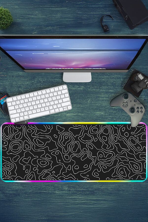 RGB Ledli Gaming Mousepad KK-65 RGB Ledli Gaming Mousepad KK-65
