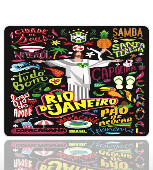 Rhytm Of Brazil Gaming Mousepad Rhytm Of Brazil Gaming Mousepad