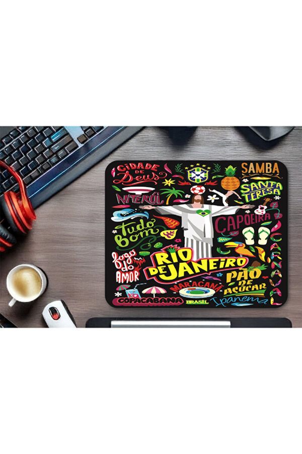 Rhytm Of Brazil Gaming Mousepad Rhytm Of Brazil Gaming Mousepad