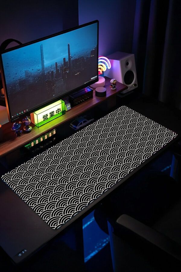 Seigaiha WavesGaming Gaming Mousepad Seigaiha WavesGaming Gaming Mousepad